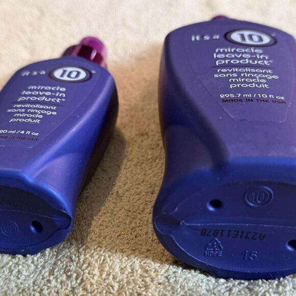 2 Bottles Brand New "It's a 10 Miracle Leave-In Hair Product" - Picture 5 of 6